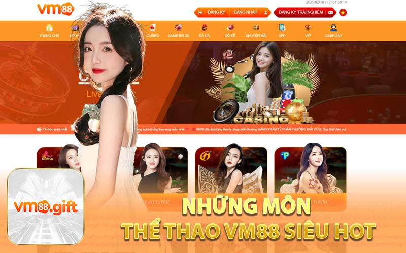 Những Môn Thể Thao VM88 Siêu Hot